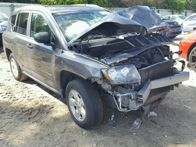 1C4NJCBAXED779112 - 2014 JEEP COMPASS SP GRAY photo 1