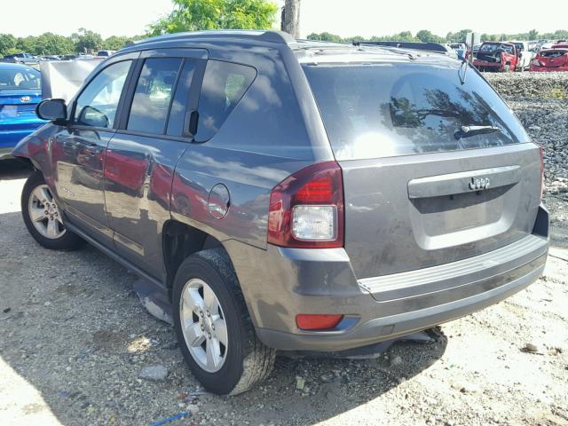 1C4NJCBAXED779112 - 2014 JEEP COMPASS SP GRAY photo 3