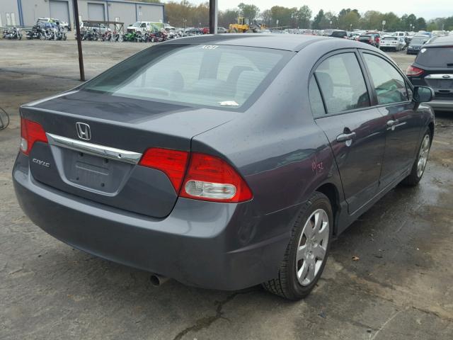 2HGFA1F53AH328236 - 2010 HONDA CIVIC LX GRAY photo 4