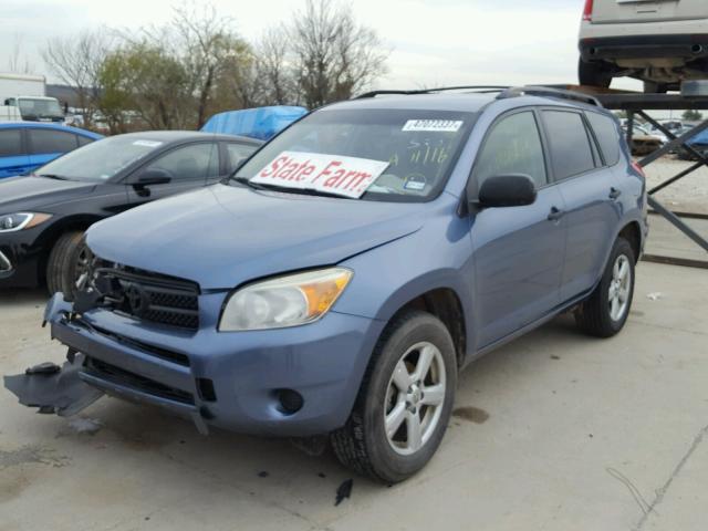 JTMBD33V176024661 - 2007 TOYOTA RAV4 BLUE photo 2