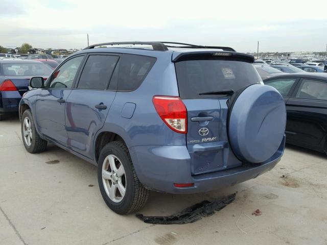 JTMBD33V176024661 - 2007 TOYOTA RAV4 BLUE photo 3