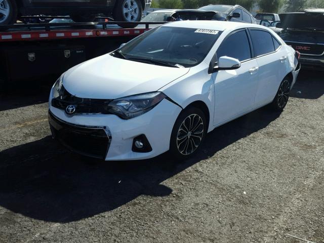 5YFBURHE9FP259036 - 2015 TOYOTA COROLLA L WHITE photo 2