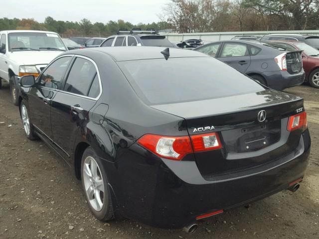 JH4CU2F67AC004103 - 2010 ACURA TSX BLACK photo 3