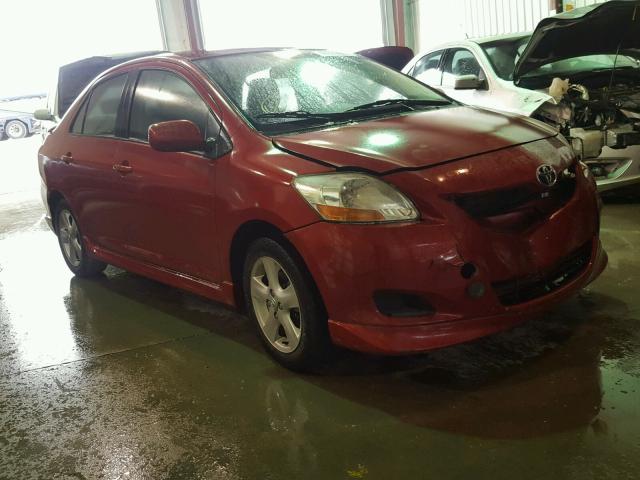 JTDBT923271002381 - 2007 TOYOTA YARIS RED photo 1