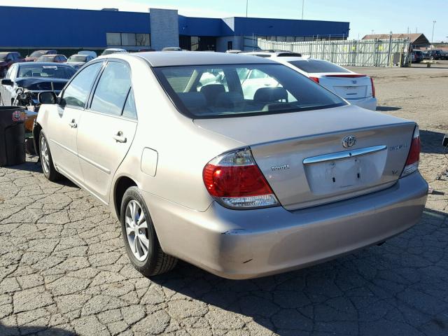 4T1BF32K75U590913 - 2005 TOYOTA CAMRY LE TAN photo 3