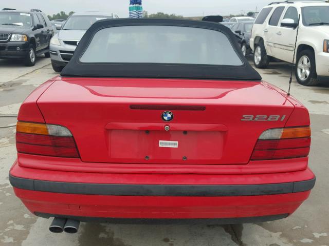 WBABK8328TET94432 - 1996 BMW 328 IC AUT RED photo 9