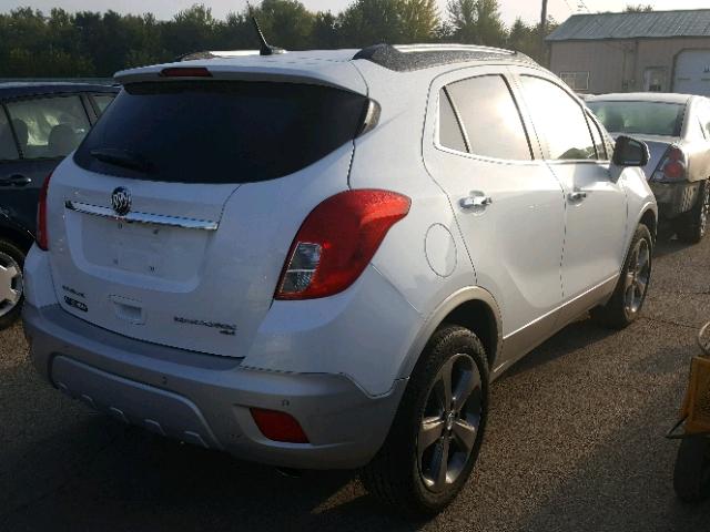 KL4CJHSBXEB744962 - 2014 BUICK ENCORE PRE WHITE photo 4