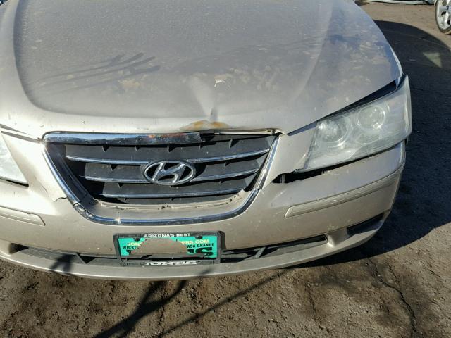 5NPET46FX9H421899 - 2009 HYUNDAI SONATA GLS SILVER photo 9