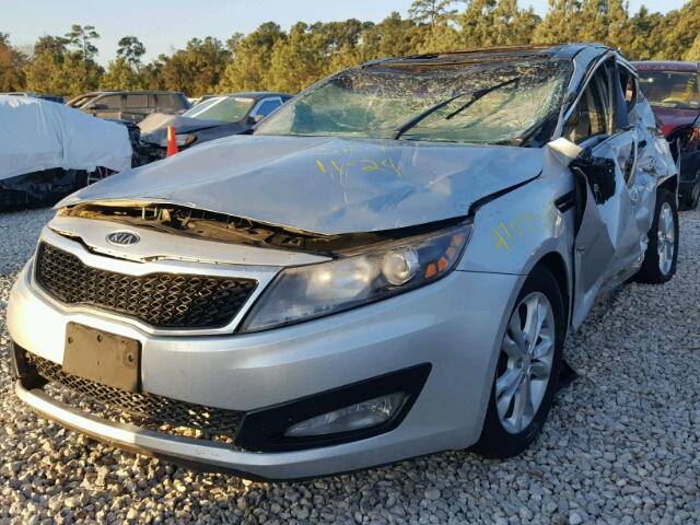 5XXGN4A75CG024820 - 2012 KIA OPTIMA EX SILVER photo 2