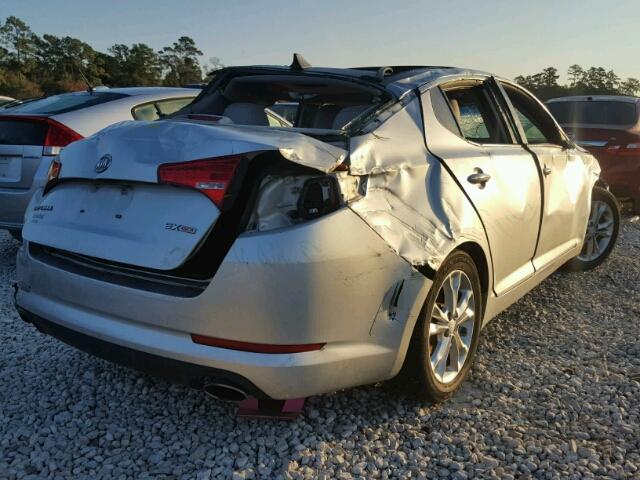 5XXGN4A75CG024820 - 2012 KIA OPTIMA EX SILVER photo 4