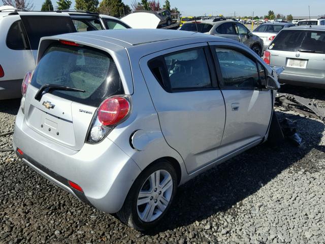 KL8CA6S98FC713933 - 2015 CHEVROLET SPARK LS SILVER photo 4