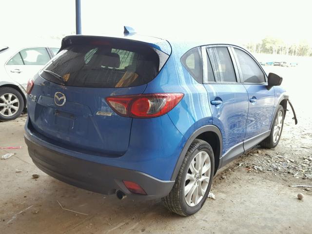 JM3KE4DE4D0126334 - 2013 MAZDA CX-5 GT BLUE photo 4