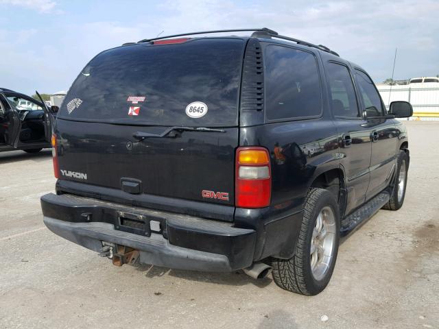 1GKEK63U91J255568 - 2001 GMC DENALI BLACK photo 4