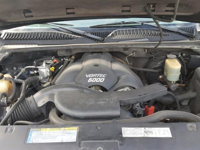 1GKEK63U91J255568 - 2001 GMC DENALI BLACK photo 7