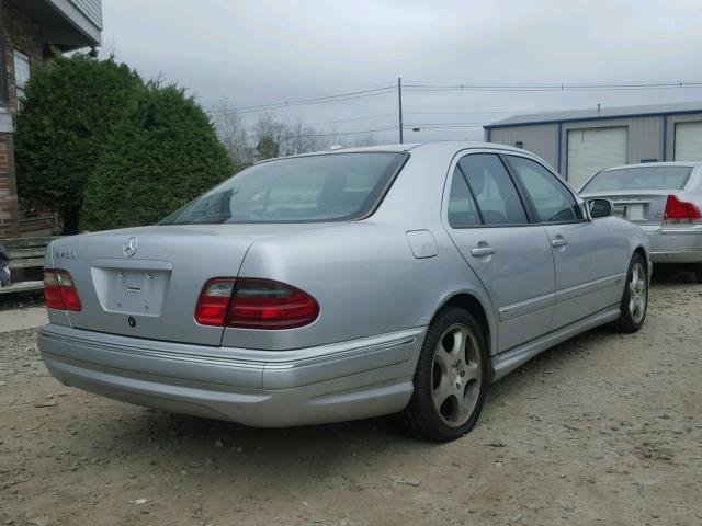 WDBJF70J11B177570 - 2001 MERCEDES-BENZ E 430 SILVER photo 4