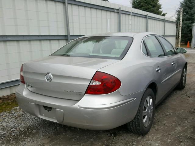 2G4WC552361263424 - 2006 BUICK LACROSSE C SILVER photo 4