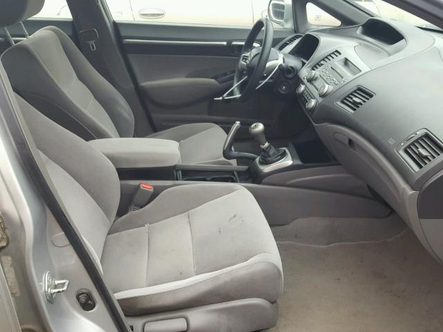 1HGFA15896L008196 - 2006 HONDA CIVIC EX SILVER photo 5