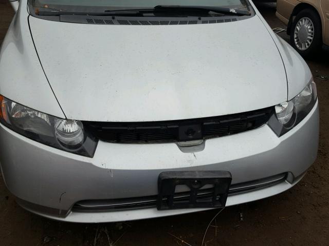 1HGFA15896L008196 - 2006 HONDA CIVIC EX SILVER photo 9