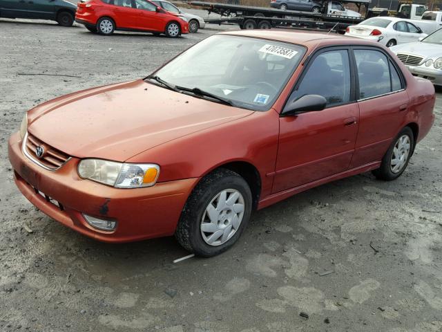 1NXBR12E81Z429311 - 2001 TOYOTA COROLLA CE MAROON photo 2