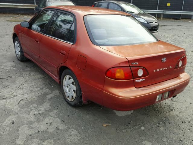 1NXBR12E81Z429311 - 2001 TOYOTA COROLLA CE MAROON photo 3