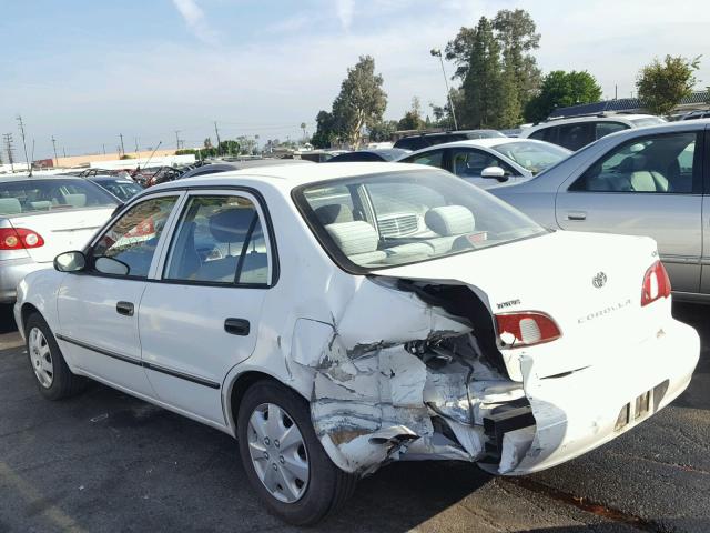 1NXBR12EXXZ174511 - 1999 TOYOTA COROLLA WHITE photo 3