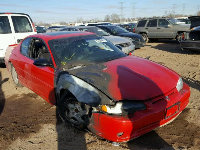 2G1WX12K539426344 - 2003 CHEVROLET MONTE CARL წითელი ფოტო 1