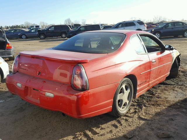 2G1WX12K539426344 - 2003 CHEVROLET MONTE CARL წითელი ფოტო 4