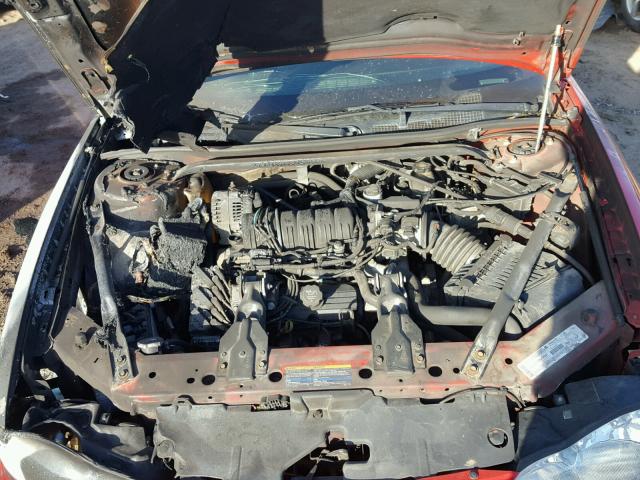 2G1WX12K539426344 - 2003 CHEVROLET MONTE CARL წითელი ფოტო 7