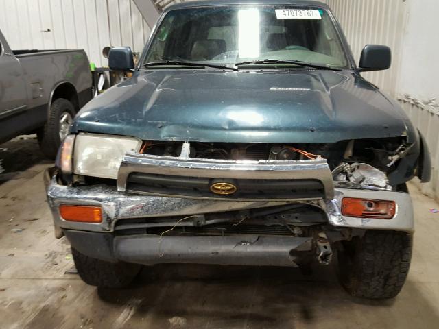 JT3HN87RXV0053873 - 1997 TOYOTA 4RUNNER LI GREEN photo 9