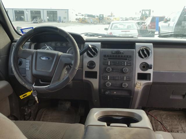 1FTRW12819FA53363 - 2009 FORD F150 SUPER WHITE photo 9