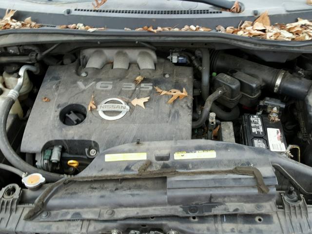 5N1BV28U97N141719 - 2007 NISSAN QUEST S GRAY photo 7