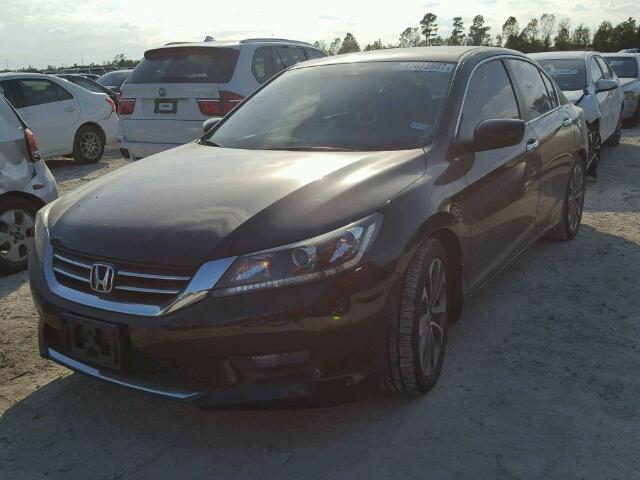 1HGCR2F59EA168062 - 2014 HONDA ACCORD SPO BLACK photo 2