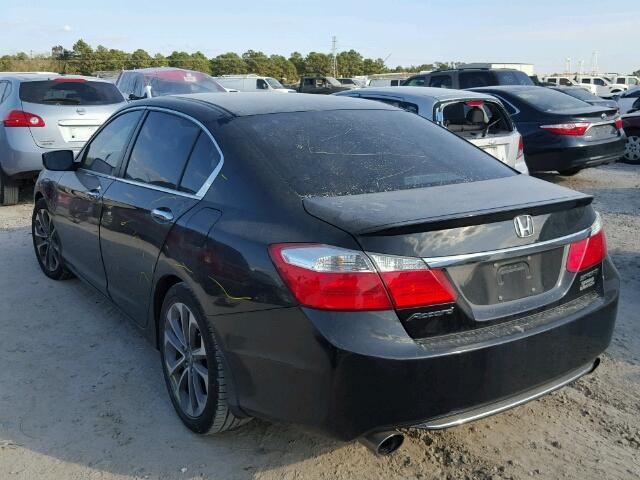 1HGCR2F59EA168062 - 2014 HONDA ACCORD SPO BLACK photo 3