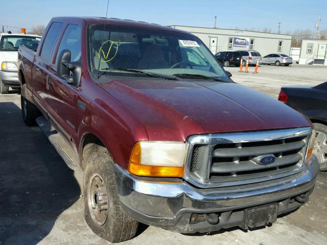 1FTNW21F6YEA98081 - 2000 FORD F250 SUPER BURGUNDY photo 9