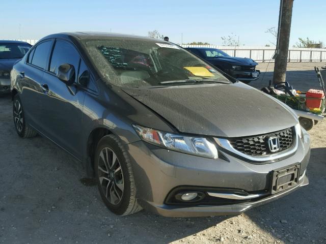 2HGFB2F96DH542440 - 2013 HONDA CIVIC EXL فحمي صورة 1
