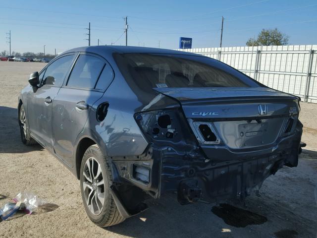 2HGFB2F96DH542440 - 2013 HONDA CIVIC EXL فحمي صورة 3