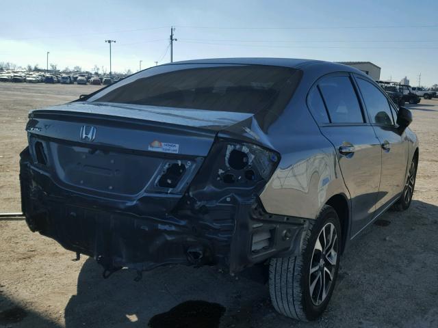 2HGFB2F96DH542440 - 2013 HONDA CIVIC EXL فحمي صورة 4