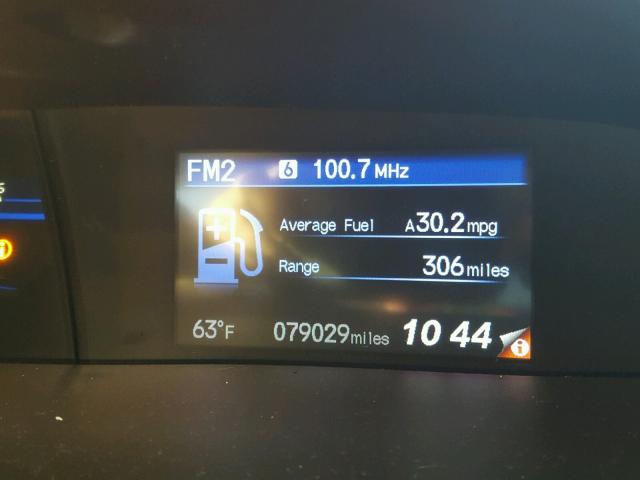 2HGFB2F96DH542440 - 2013 HONDA CIVIC EXL فحمي صورة 8