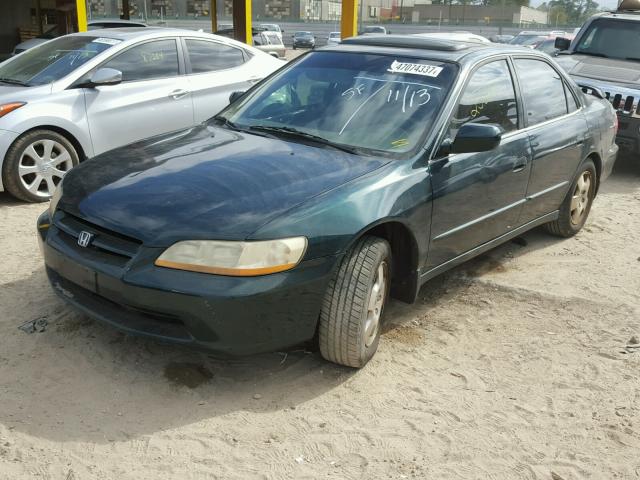 1HGCG1652XA001819 - 1999 HONDA ACCORD EX GREEN photo 2