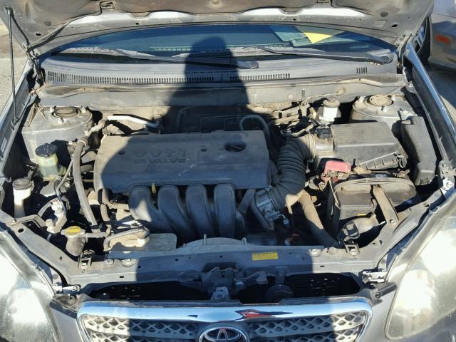 1NXBR32E97Z857912 - 2007 TOYOTA COROLLA CE GRAY photo 7