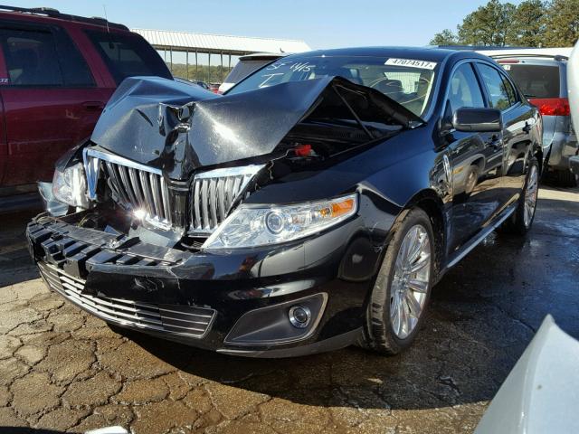 1LNHL9DR0BG602765 - 2011 LINCOLN MKS BLACK photo 2