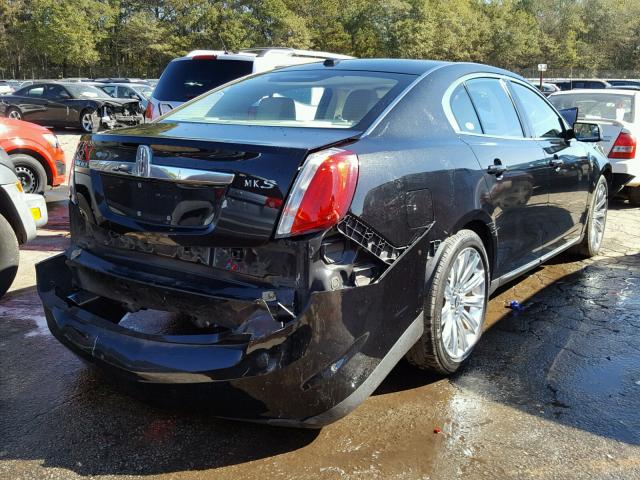 1LNHL9DR0BG602765 - 2011 LINCOLN MKS BLACK photo 4