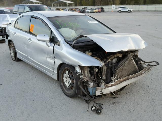 2HGFA16549H540039 - 2009 HONDA CIVIC LX SILVER photo 1