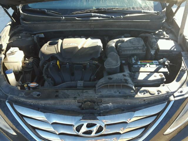 5NPEC4AC7BH182167 - 2011 HYUNDAI SONATA SE BLACK photo 7