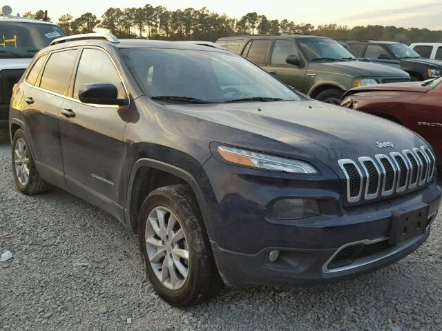 1C4PJMDB0GW261540 - 2016 JEEP CHEROKEE L BLUE photo 1