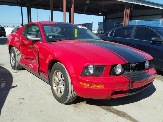 1ZVFT80N165179296 - 2006 FORD MUSTANG RED photo 1