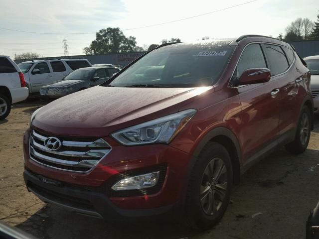 5XYZU3LB2EG203970 - 2014 HYUNDAI SANTA FE S 红色 照片 2