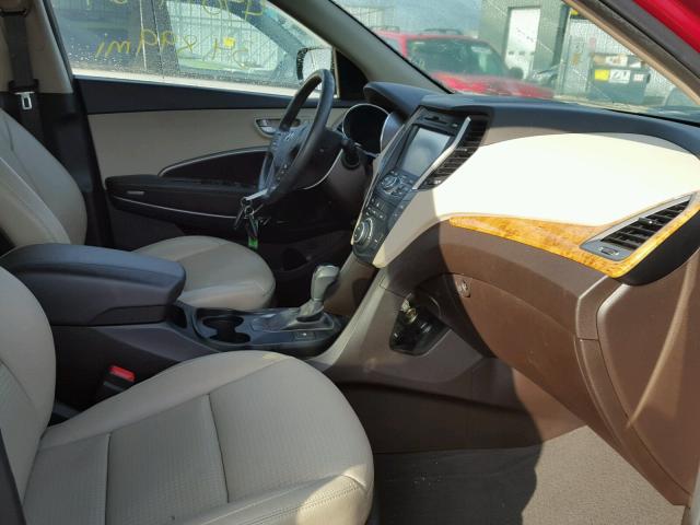 5XYZU3LB2EG203970 - 2014 HYUNDAI SANTA FE S 红色 照片 5