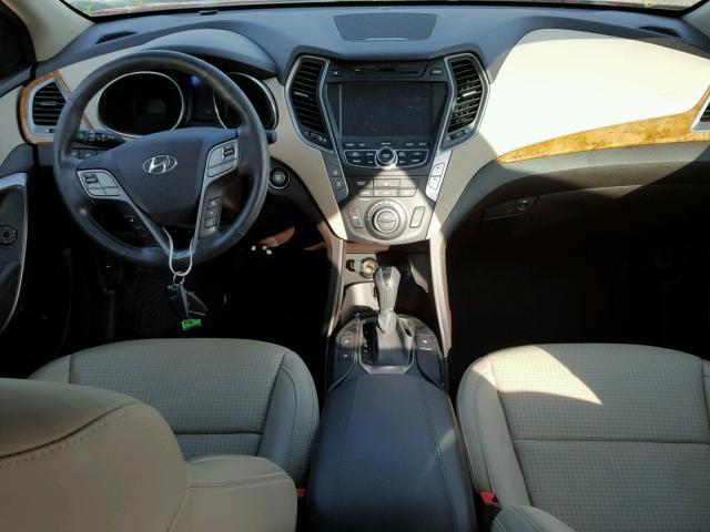 5XYZU3LB2EG203970 - 2014 HYUNDAI SANTA FE S 红色 照片 9