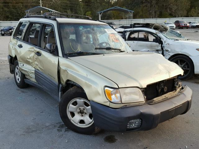 JF1SF63531H733847 - 2001 SUBARU FORESTER L GOLD photo 1